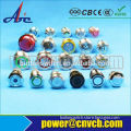 12mm waterproof plastic push button switches with led light